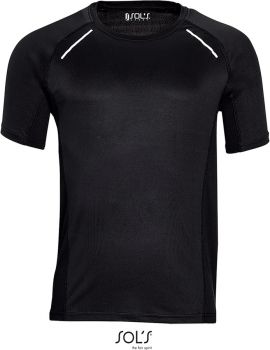 SOL'S | Pánské sportovní tričko Interlock black S