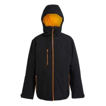 NAVIGATE WATERPROOF INSULATED JACKET Black/Orange Pop S