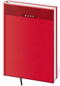 Denný diár A5 Print Classic červený