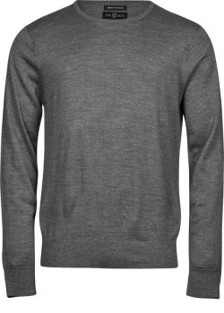 Tee Jays | Pánský svetr grey melange L