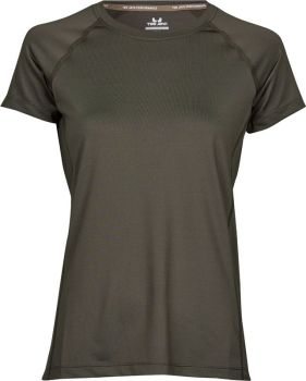 Tee Jays | Dámské CoolDry® sportovní tričko deep green XXL