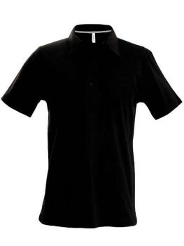 MEN'S SHORT-SLEEVED POLO SHIRT Black L