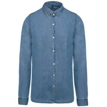 MEN’S DENIM SHIRT Chambray Blue M