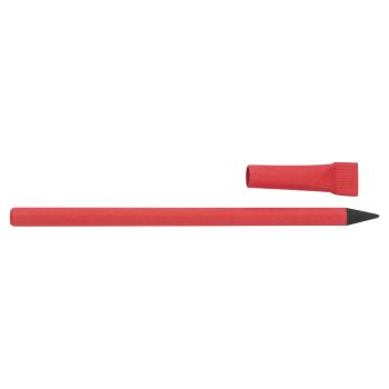 Bezatramentové papierové pero Červená
