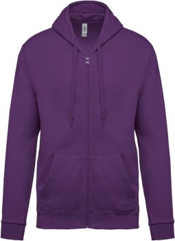 Kariban | Mikina s kapucí purple 4XL