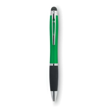 RIOLIGHT Kuličkové pero se světlem green