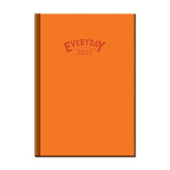 Denný diár A5 Everyday oranžový 2027