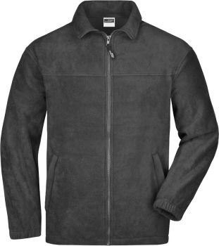 James & Nicholson | Fleecová bunda dark grey XL