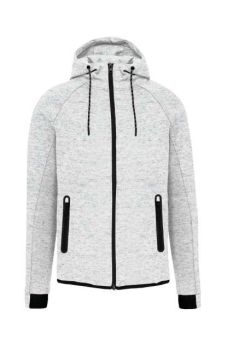 MEN'S HOODED SWEATSHIRT Ash Heather M