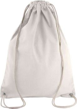 COTTON DRAWSTRING BACKPACK Natural U