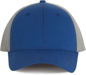 SNAPBACK CAP - 6 PANELS Royal Blue/Grey Melange U