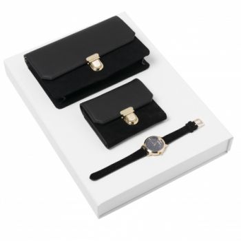 Set Montmartre Black (mini wallet, watch & lady bag)