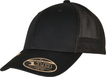 Flexfit | 6 panelová Trucker kšiltovka "Recycled" black onesize