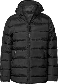 Tee Jays | Lehká dámská prošívaná bunda s kapucí black XL