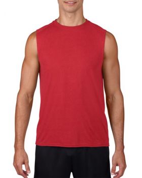 PERFORMANCE® ADULT SLEEVELESS T-SHIRT Red S