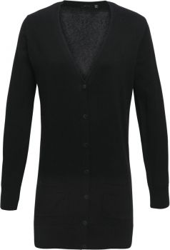 Premier | Dámský cardigan dlouhý black 20_3XL