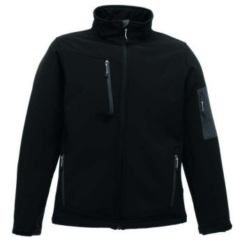 ARCOLA - 3 LAYER MEMBRANE SOFTSHELL Black/Seal Grey L