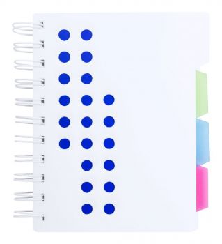 Bucef notebook blue , white