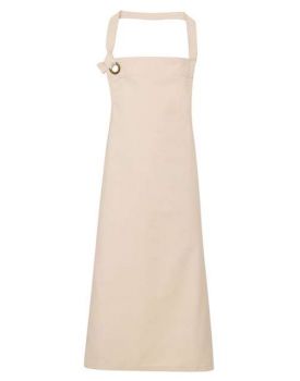 'CALIBRE' HEAVY COTTON CANVAS BIB APRON Natural U