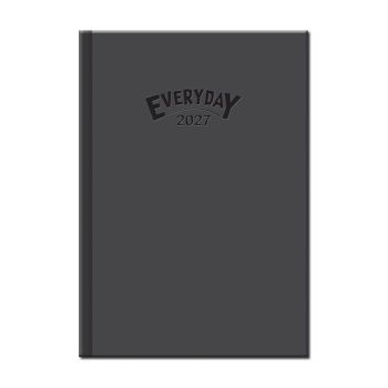 Denný diár A5 Everyday sivý 2027
