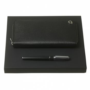 Set HUGO BOSS (fountain pen & long zipped folder)