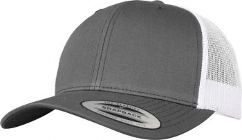 Flexfit | Vintage Trucker kšiltovka dark grey/white onesize