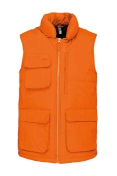 QUILTED BODYWARMER Orange XL