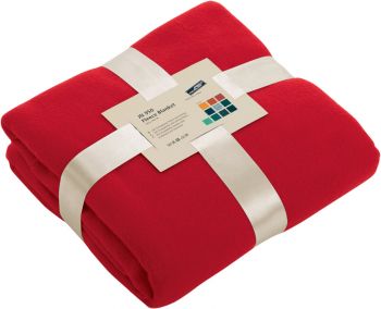 James & Nicholson | Fleecová deka red onesize