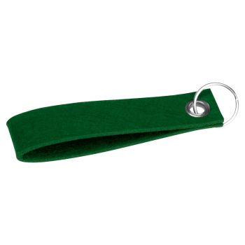 RPET plstený krúžok na kľúče dark green