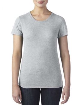 WOMEN'S TRI-BLEND TEE Heather Grey M