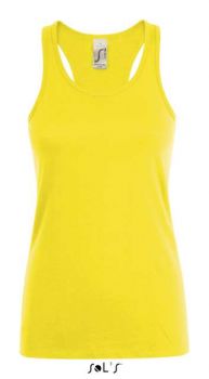 SOL'S JUSTIN WOMEN - RACERBACK TANK TOP Lemon M