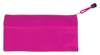 Latber pen case pink