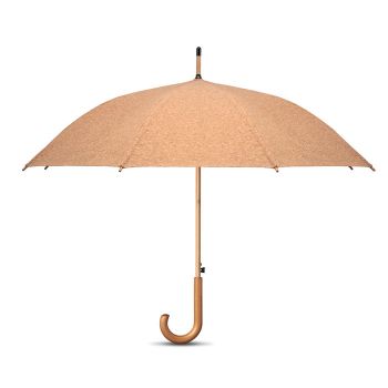 QUORA 25" korkový deštník beige