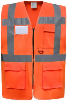 Yoko | Hi-Vis multifunkční vesta hi vis orange M