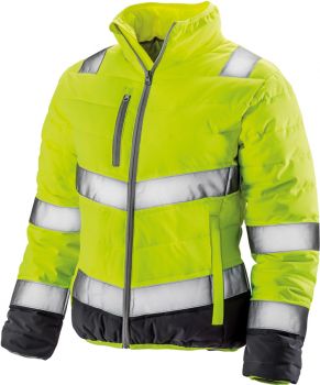 Result | Dámská bezpečnostní bunda fluorescent yellow/grey M