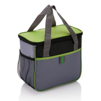 Klasická chladiaca taška zelená, sivá