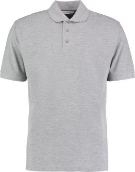 Kustom Kit | Pánské piqué polo "Superwash" heather grey S
