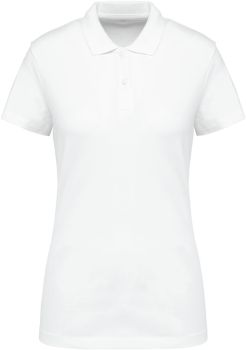 Kariban Premium | Dámské elastické piqué polo Supima® white XL