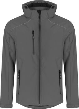 Promodoro | Pánská 3-vrstvá softshellová bunda steel grey L