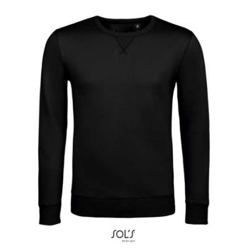 SOL'S SULLY - MEN’S ROUND-NECK SWEATSHIRT Black M