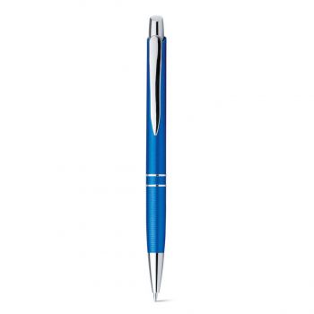 MARIETA PLASTIC. Guľôčkové pero s kovovou sponou Modrá