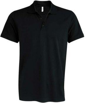 MIKE - MEN'S SHORT-SLEEVED POLO SHIRT Black L