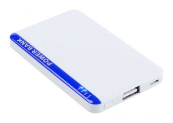 Vilek USB power bank blue , white