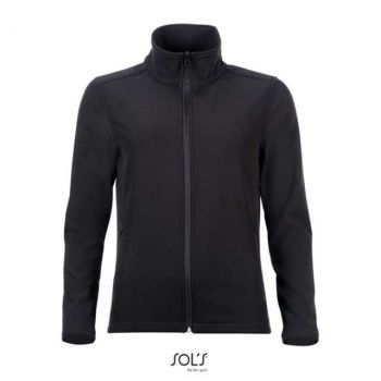 SOL'S RACE WOMEN - SOFTSHELL ZIP JACKET Black M