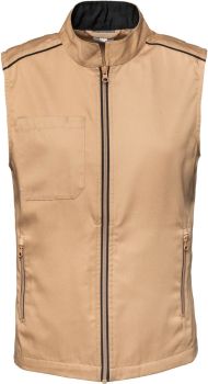Kariban | Dámská vesta "Day-to-Day" camel/black XL