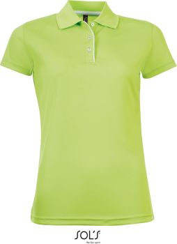 SOL'S | Dámské piqué sportovní polo apple green S