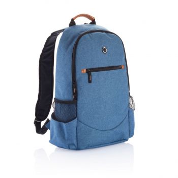 Moderný batoh v dvojtónovej farbe modrá
