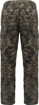 MEN'S MULTIPOCKET TROUSERS Olive Camouflage 42