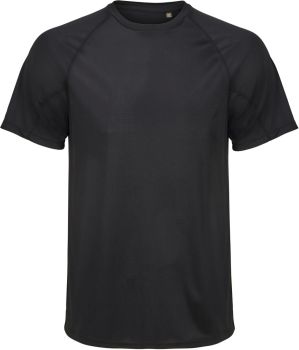 SOL'S | Pánské raglánové sportovní tričko black M