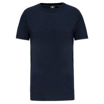 MEN'S SHORT-SLEEVED DAYTODAY T-SHIRT Navy/Silver L